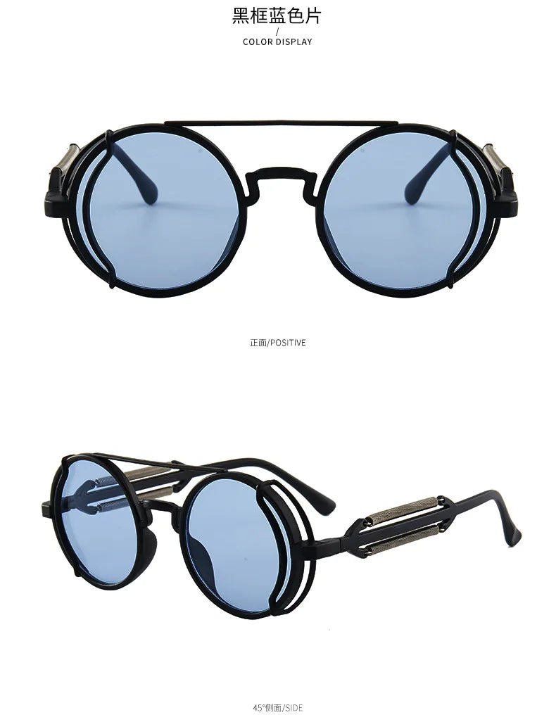 Steampunk Round Sunglasses