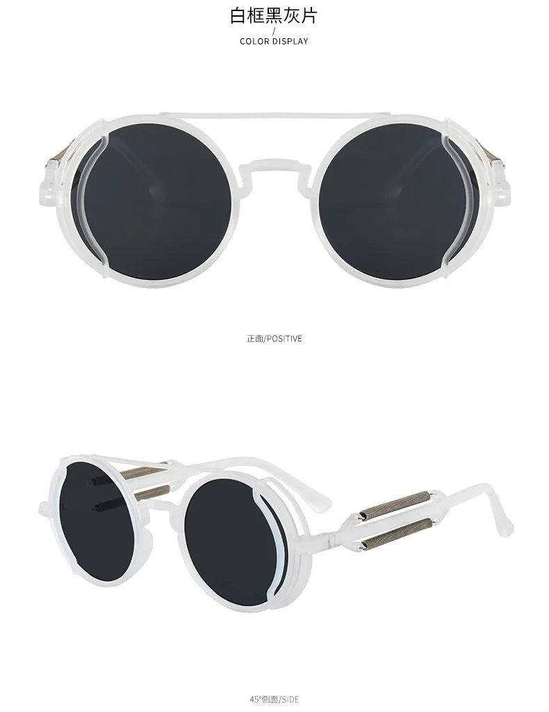 Steampunk Round Sunglasses