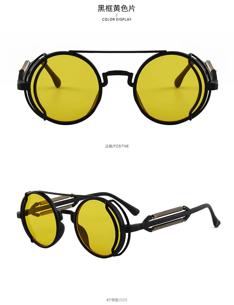 Steampunk Round Sunglasses