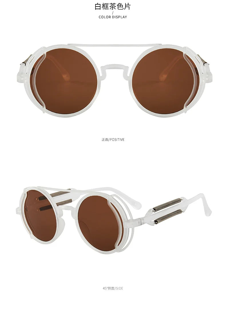Steampunk Round Sunglasses