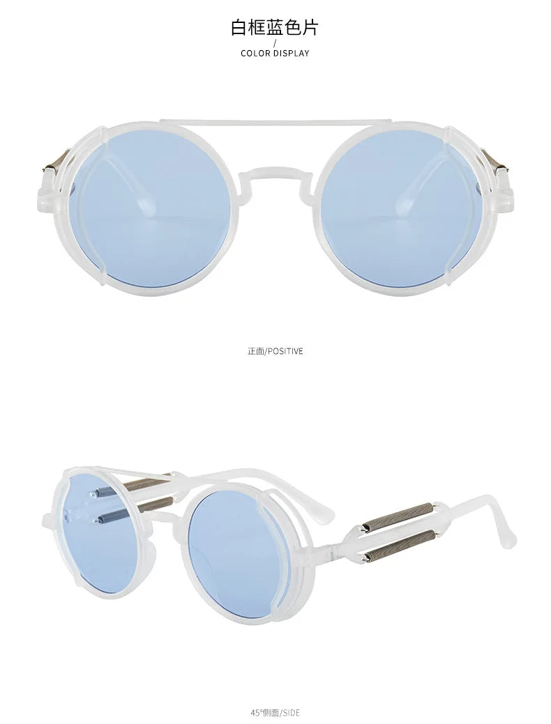 Steampunk Round Sunglasses