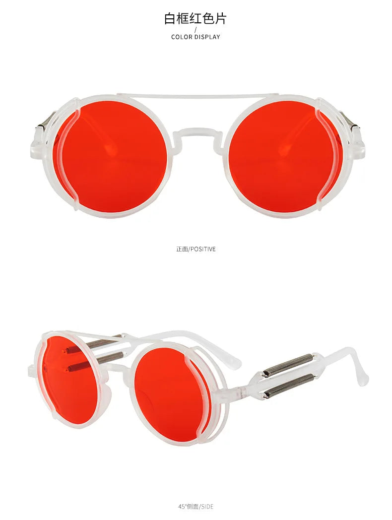 Steampunk Round Sunglasses