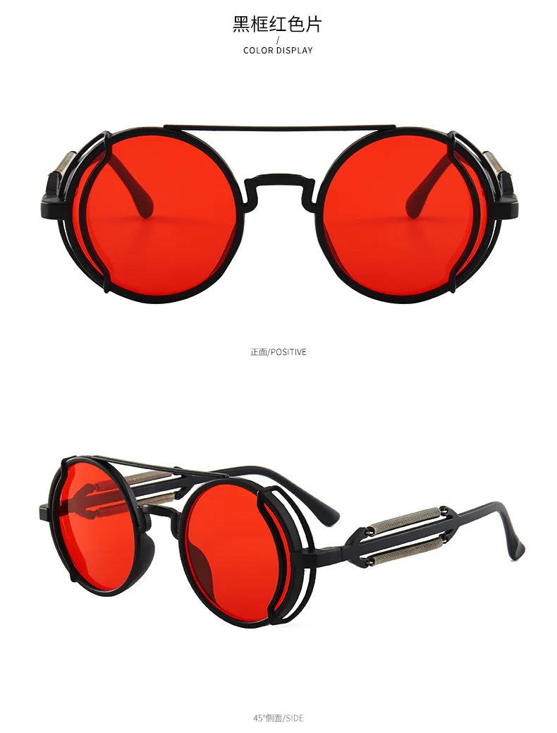 Steampunk Round Sunglasses