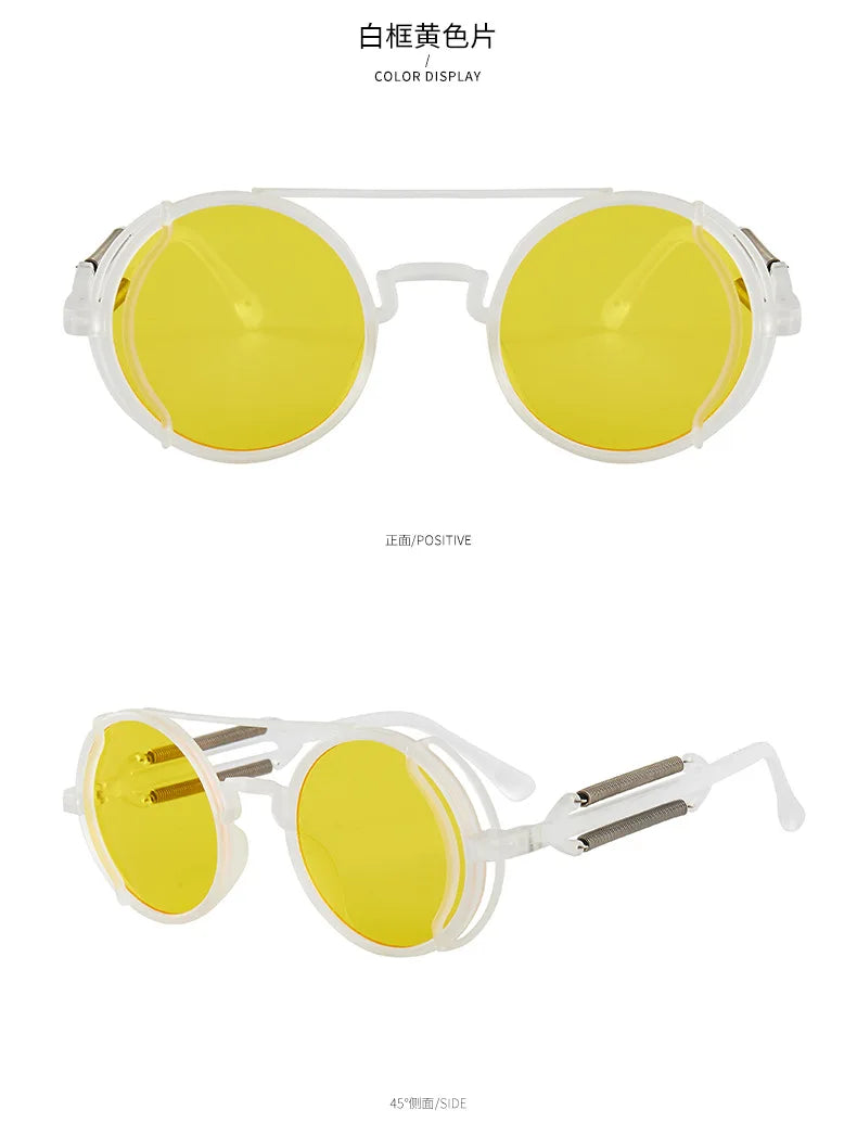 Steampunk Round Sunglasses