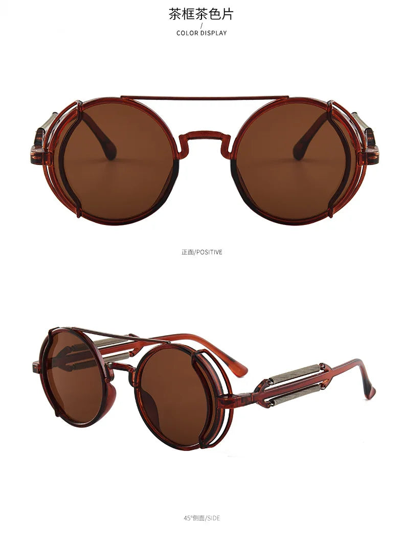 Steampunk Round Sunglasses