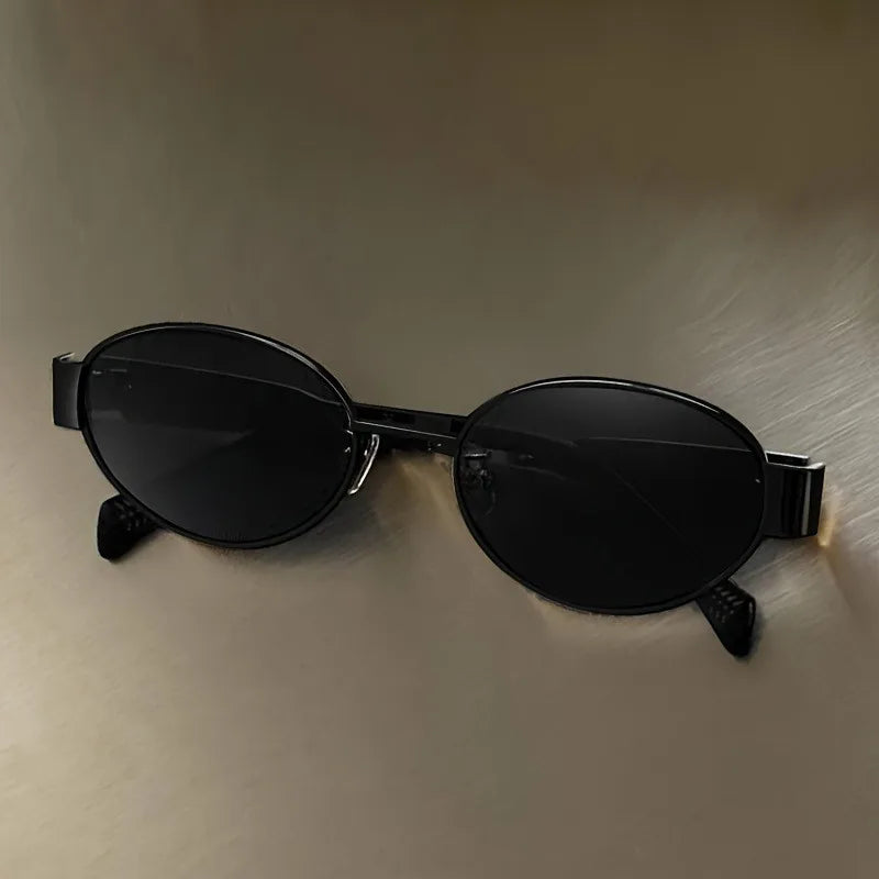 Vintage Oval Sunglasses for Women