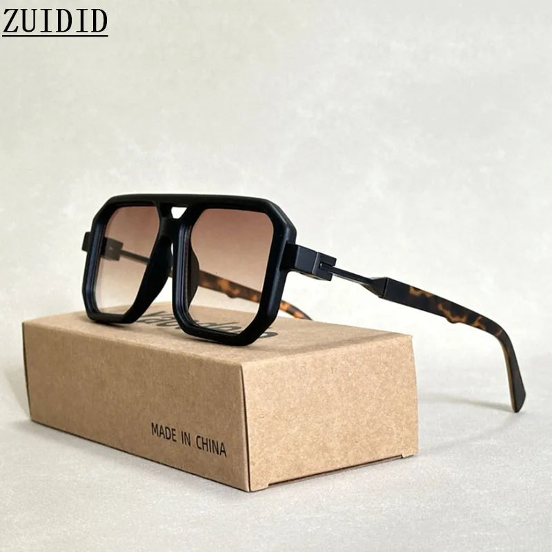 Vintage Square Sunglasses for Men