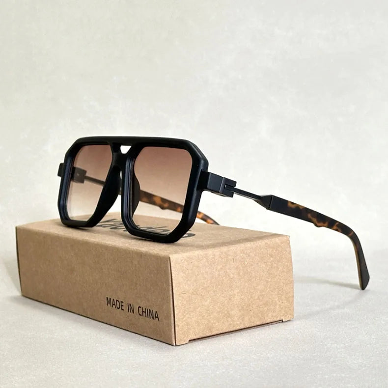 Vintage Square Sunglasses for Men
