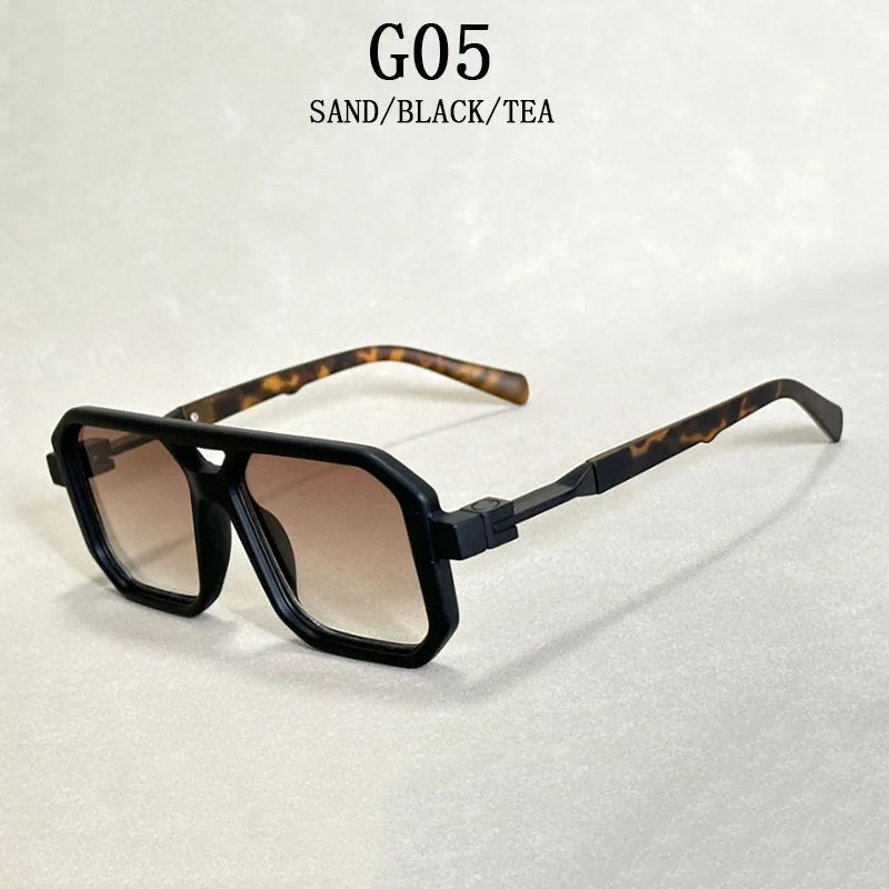 Vintage Square Sunglasses for Men