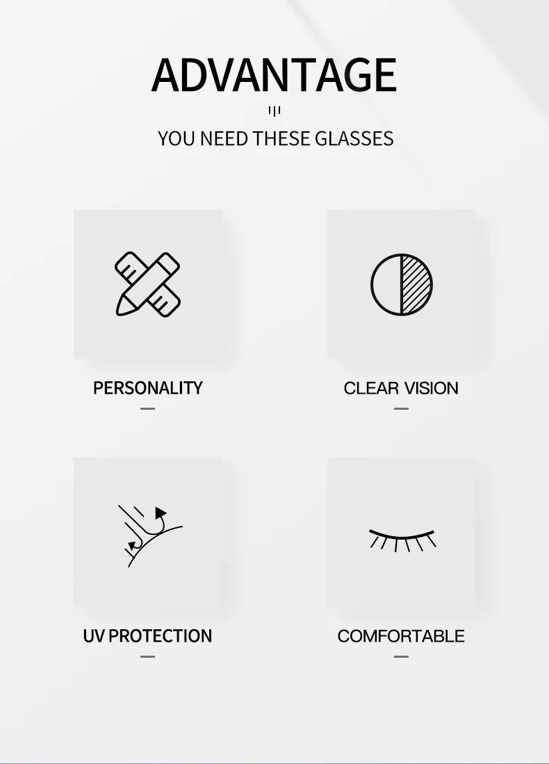 Vintage Square Sunglasses for Men