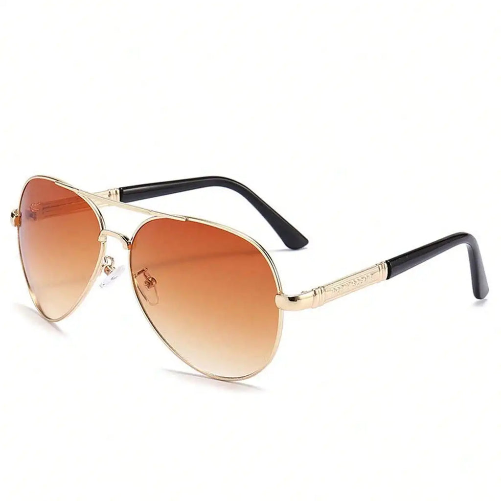 Metal-Frame Driving Sunglasses for Men