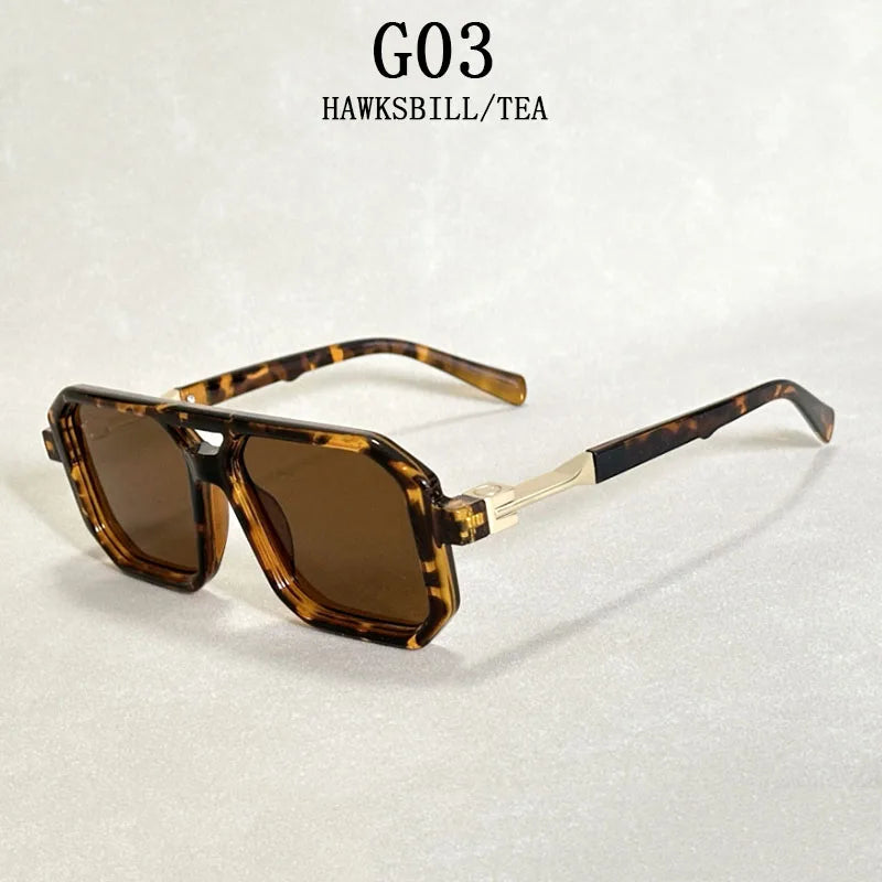 Vintage Square Sunglasses for Men