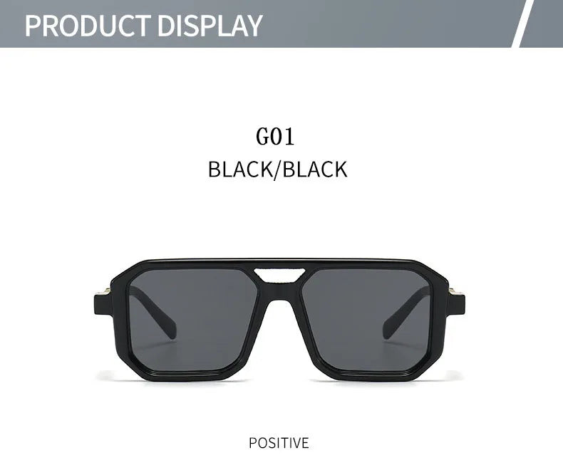 Vintage Square Sunglasses for Men