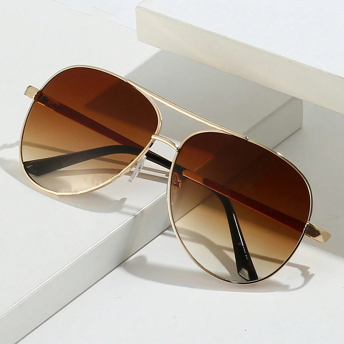 Metal-Frame Driving Sunglasses for Men