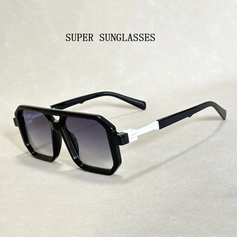Vintage Square Sunglasses for Men