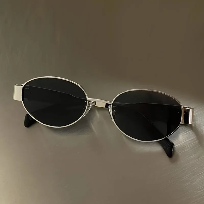 Vintage Oval Sunglasses for Women