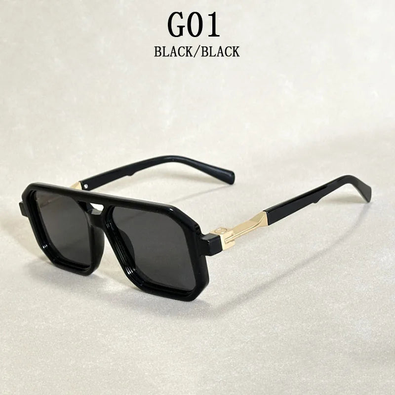 Vintage Square Sunglasses for Men