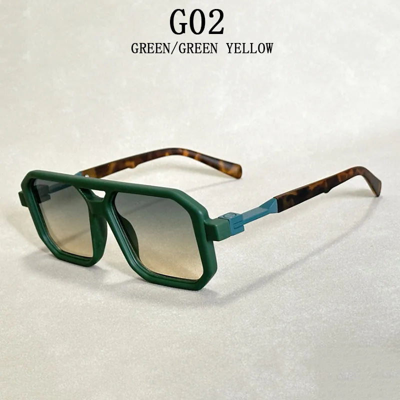 Vintage Square Sunglasses for Men