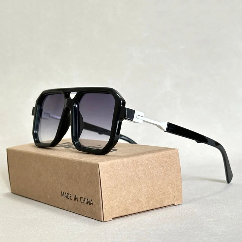 Vintage Square Sunglasses for Men