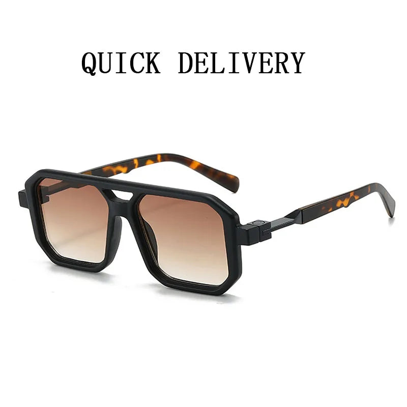 Vintage Square Sunglasses for Men