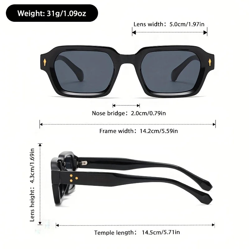 Retro Square Fashion Glasses