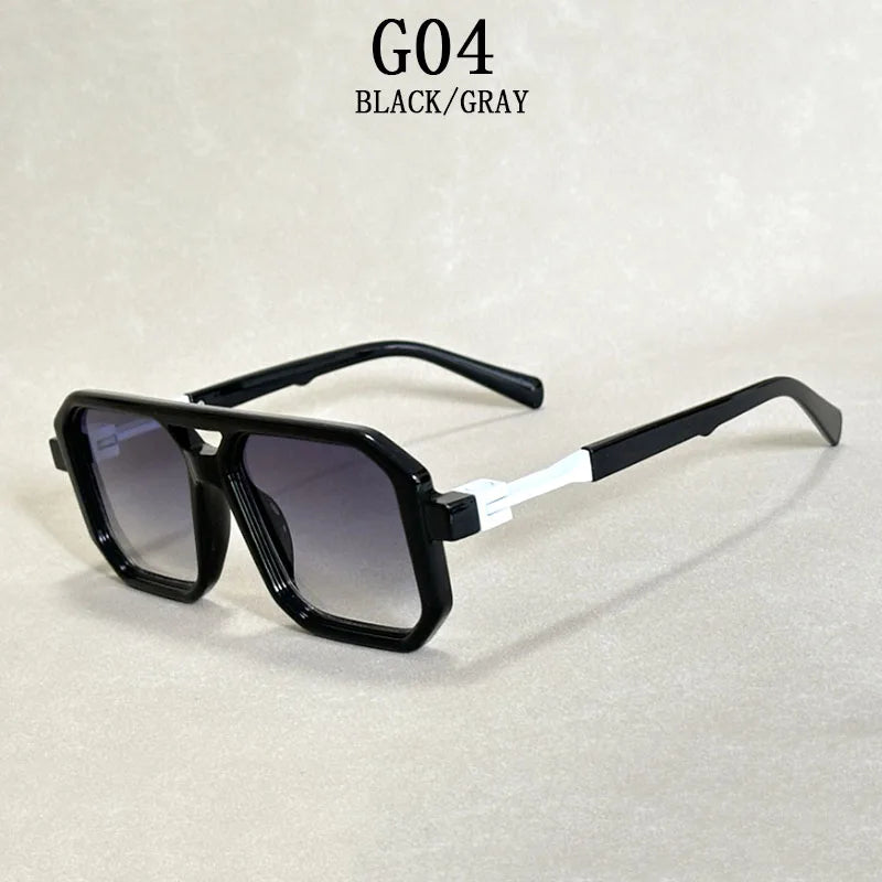 Vintage Square Sunglasses for Men