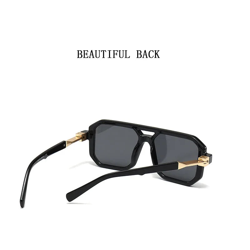 Vintage Square Sunglasses for Men
